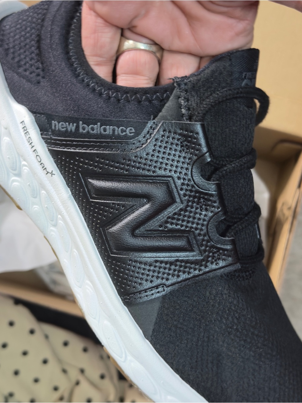New Balance Black & White Athletic Sneaker